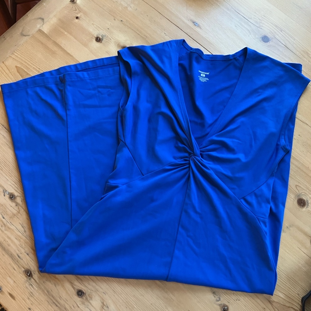 Patagonia Bandha Dress in Bright True Blue- Small - Picture 2 of 12